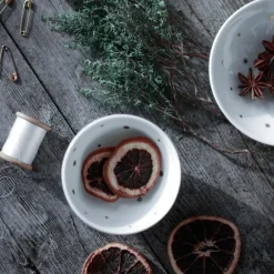 WIK & WALSØE Wik & Walsøe Stjernedryss Liten Bolle 9cm Hot