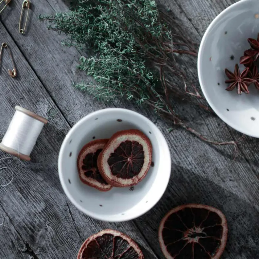 WIK & WALSØE Wik & Walsøe Stjernedryss Liten Bolle 9cm Hot