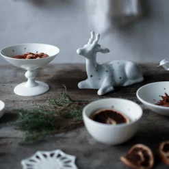 WIK & WALSØE Wik & Walsøe Stjernedryss Liten Bolle 12cm Hot