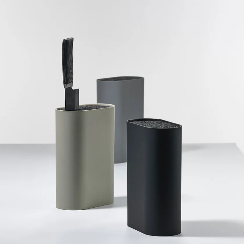 ZONE DENMARK Singles Knivblokk 17x9cm Black Discount