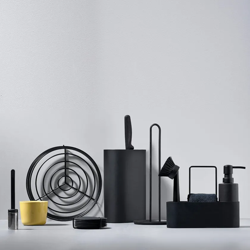 ZONE DENMARK Singles Knivblokk 17x9cm Black Discount